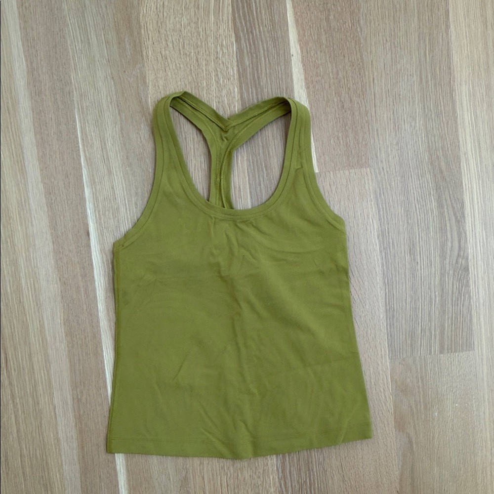 Lululemon Athletica Green Tank Top